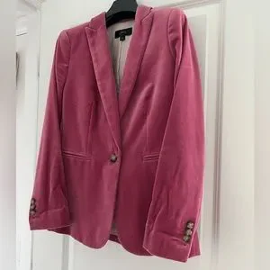 Blazer Boyfriend J.Crew Taille 00 Rose Corail - Occasion Très Bon état, Doublé